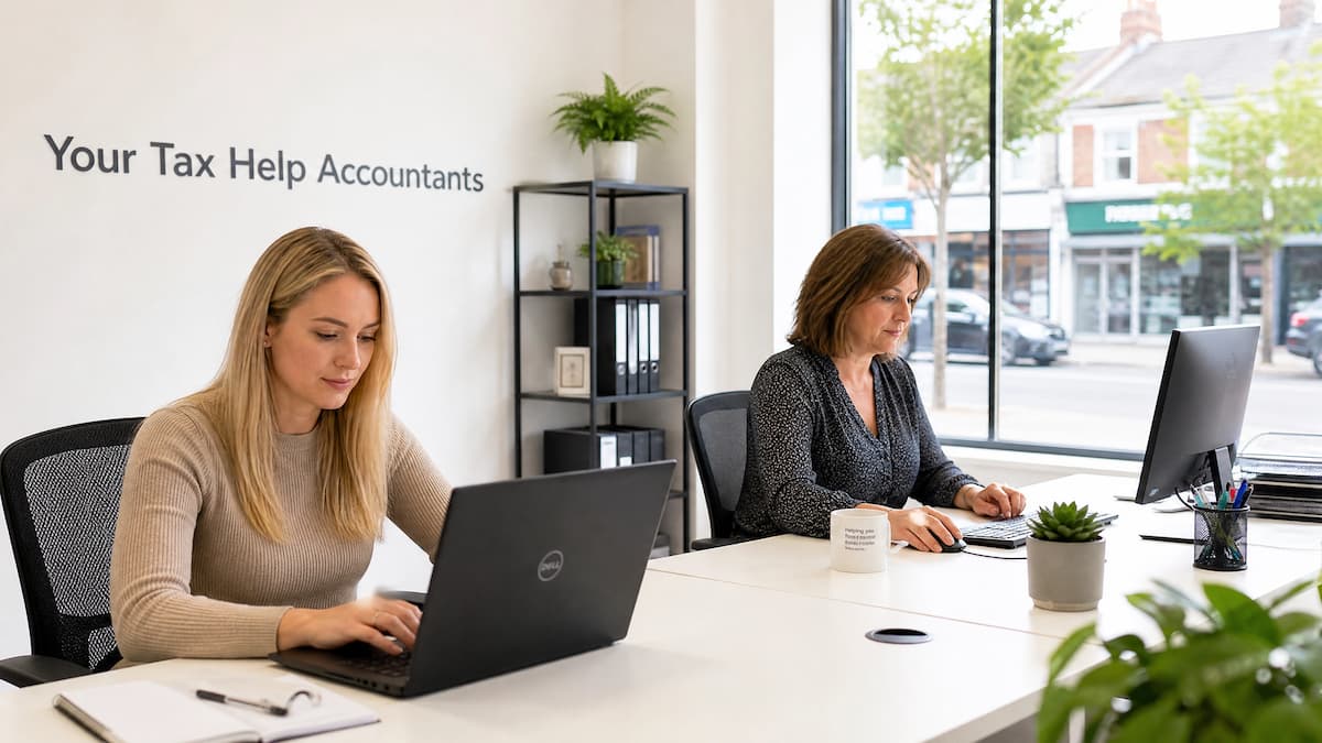 Client consultation at Your Tax Help Accountants, Stanmore